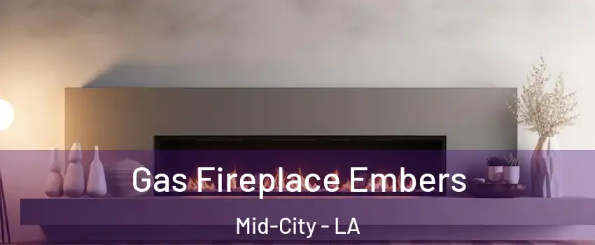 Gas Fireplace Embers Mid-City - LA