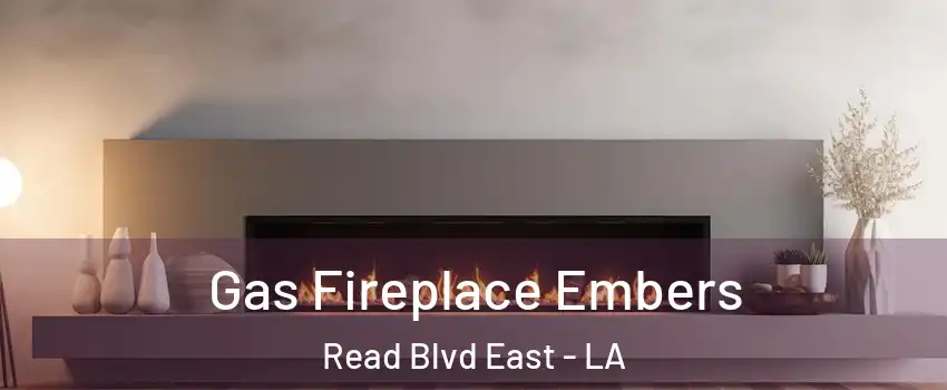 Gas Fireplace Embers Read Blvd East - LA