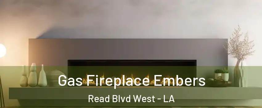 Gas Fireplace Embers Read Blvd West - LA