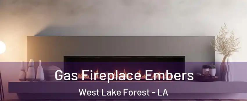 Gas Fireplace Embers West Lake Forest - LA