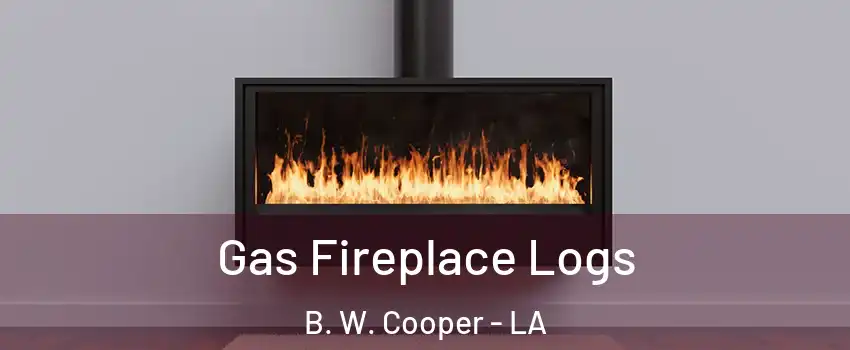 Gas Fireplace Logs B. W. Cooper - LA