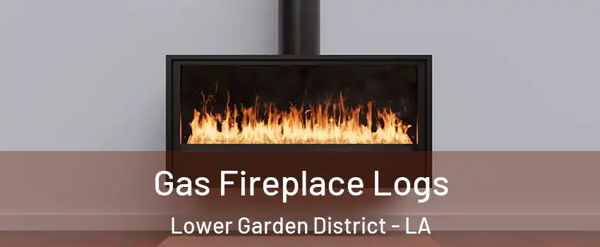 Gas Fireplace Logs Lower Garden District - LA