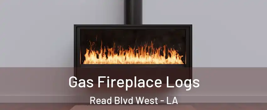 Gas Fireplace Logs Read Blvd West - LA