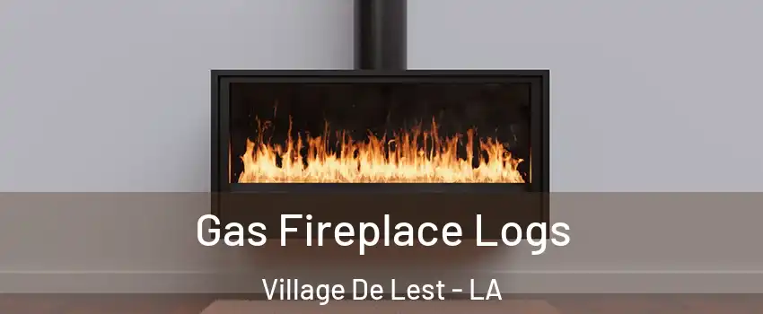 Gas Fireplace Logs Village De Lest - LA