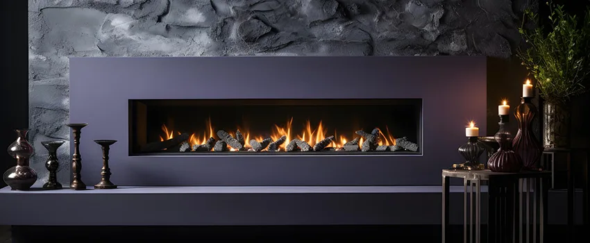 Ember Bed for Ventless Gas Fireplace in Uptown, LA