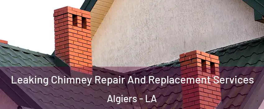 Leaking Chimney Repair And Replacement Services Algiers - LA