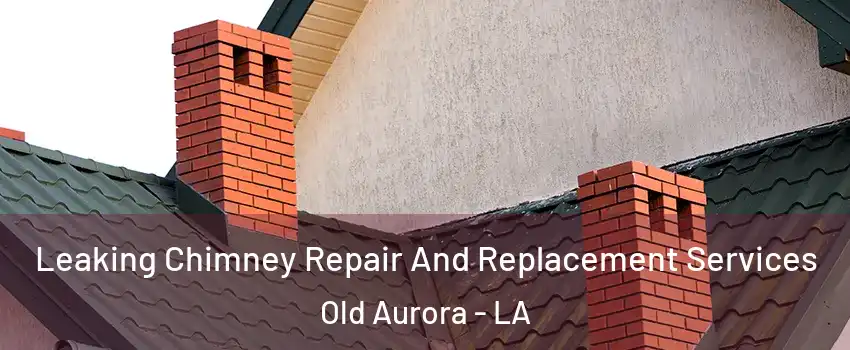 Leaking Chimney Repair And Replacement Services Old Aurora - LA