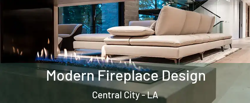 Modern Fireplace Design Central City - LA