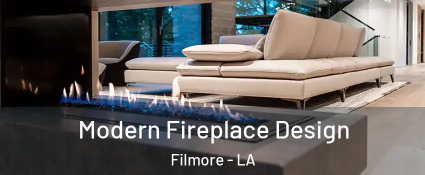 Modern Fireplace Design Filmore - LA