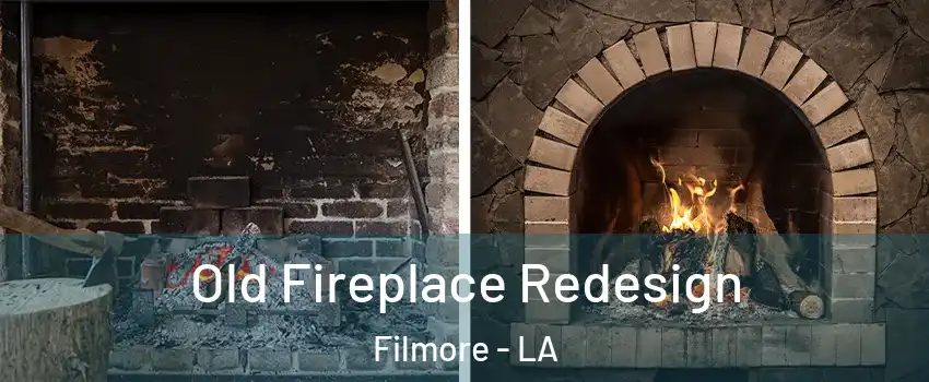 Old Fireplace Redesign Filmore - LA