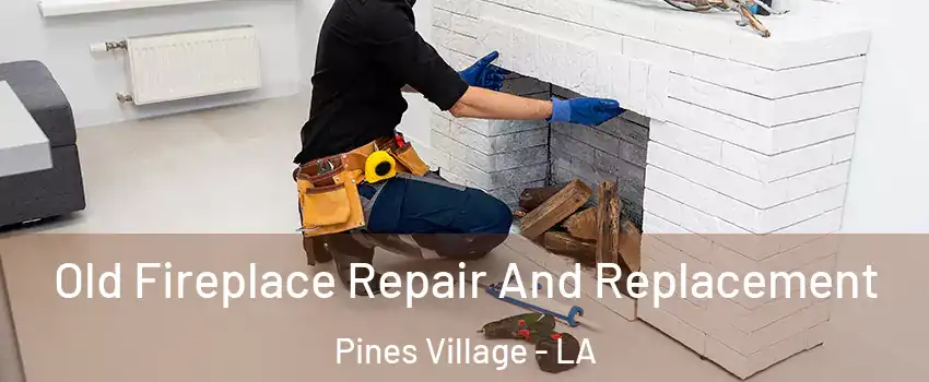 Old Fireplace Repair And Replacement Pines Village - LA