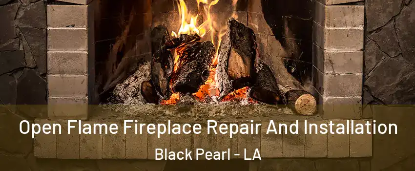 Open Flame Fireplace Repair And Installation Black Pearl - LA