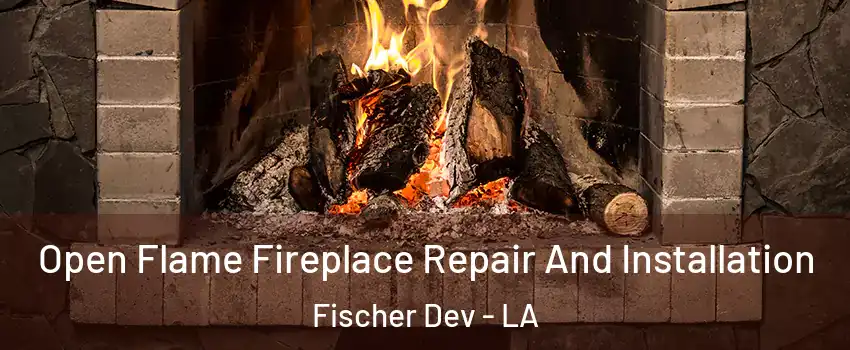 Open Flame Fireplace Repair And Installation Fischer Dev - LA