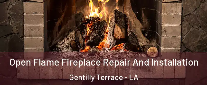 Open Flame Fireplace Repair And Installation Gentilly Terrace - LA