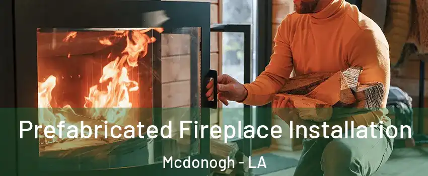 Prefabricated Fireplace Installation Mcdonogh - LA