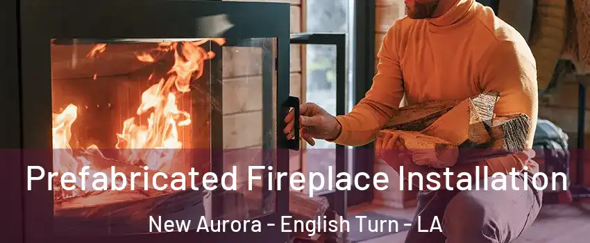 Prefabricated Fireplace Installation New Aurora - English Turn - LA