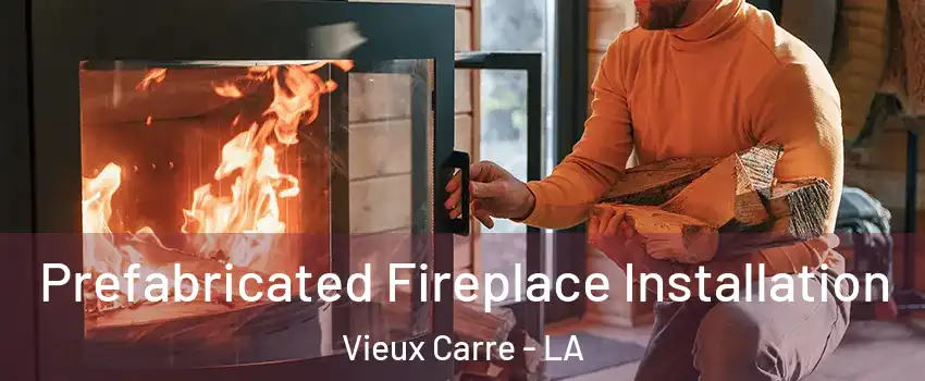 Prefabricated Fireplace Installation Vieux Carre - LA