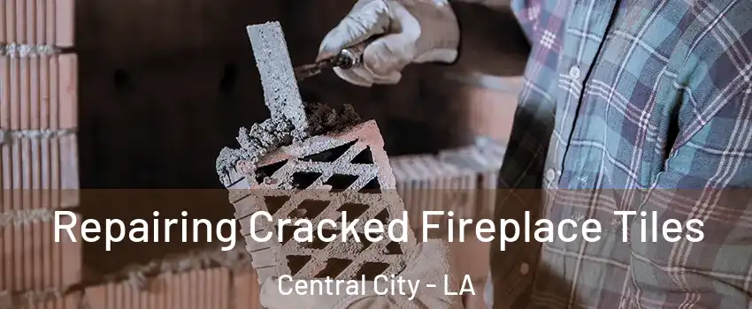 Repairing Cracked Fireplace Tiles Central City - LA