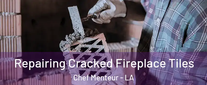 Repairing Cracked Fireplace Tiles Chef Menteur - LA