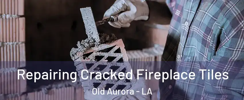 Repairing Cracked Fireplace Tiles Old Aurora - LA