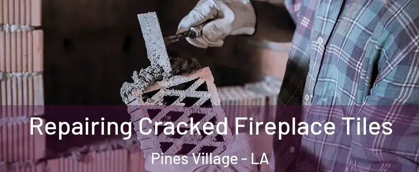 Repairing Cracked Fireplace Tiles Pines Village - LA