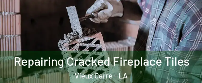 Repairing Cracked Fireplace Tiles Vieux Carre - LA