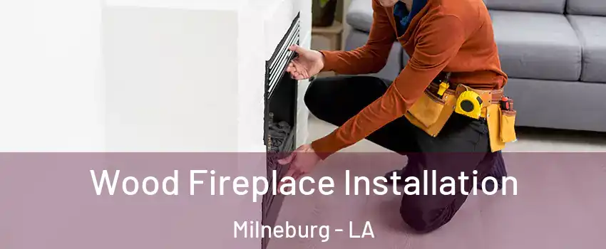 Wood Fireplace Installation Milneburg - LA