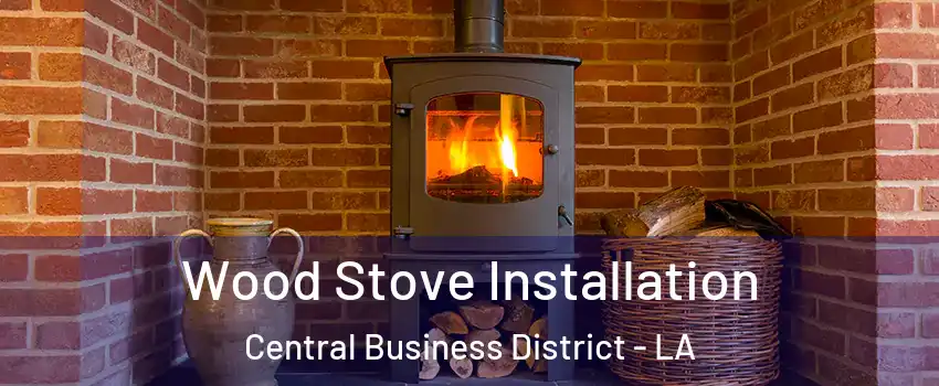 Wood Stove Installation Central Business District - LA